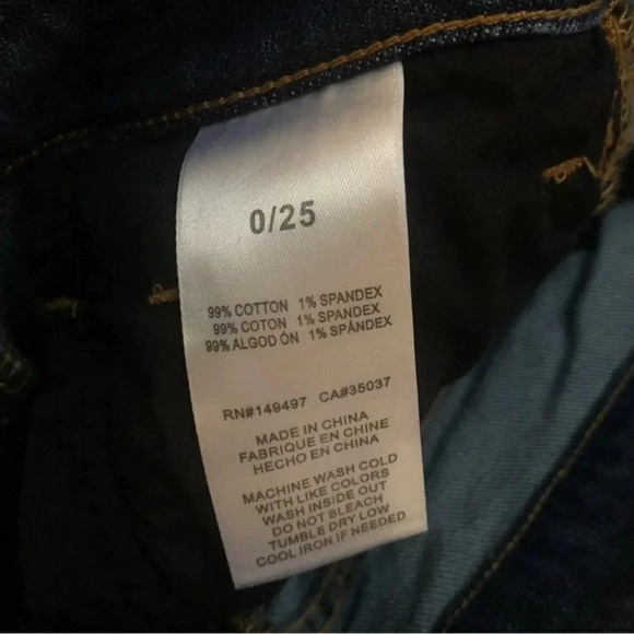 Sam Edelman The Stiletto Straight High Rise Straight Ankle Jeans Size 25 NWT - Picture 5 of 9